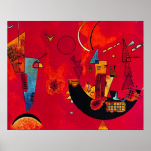 Kandinsky Mit und Gegen Abstraktes Malplakat Poster