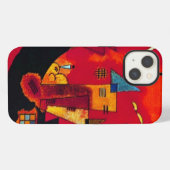 Kandinsky Mit und Gegen iPhone Hülle (Rückseite (Horizontal))