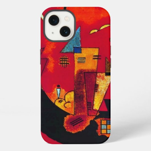 Kandinsky Mit und Gegen iPhone Hülle (Rückseite)
