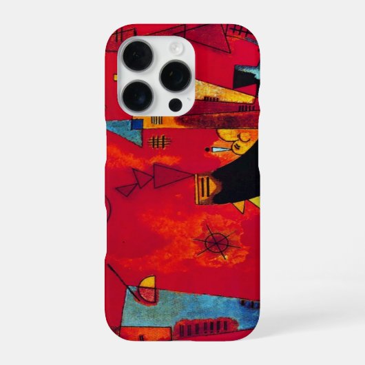 Kandinsky Mit und Gegen iPhone Hülle (Rückseite)