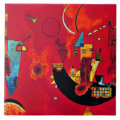 Kandinsky - Mit und Gegen (mit und gegen) Fliese (Vorderseite)
