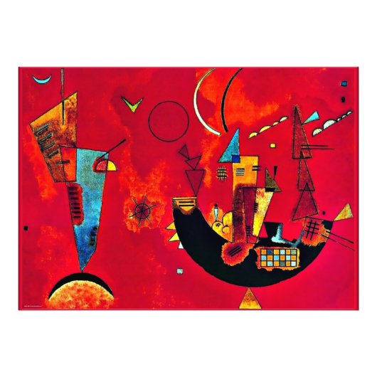 Kandinsky - Mit und Gegen (mit und gegen) Fotodruck (Vorne)