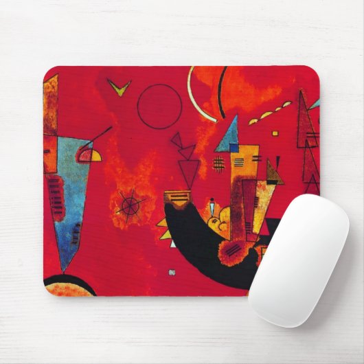Kandinsky Mit und Gegen Mousepad (Mit Mouse)