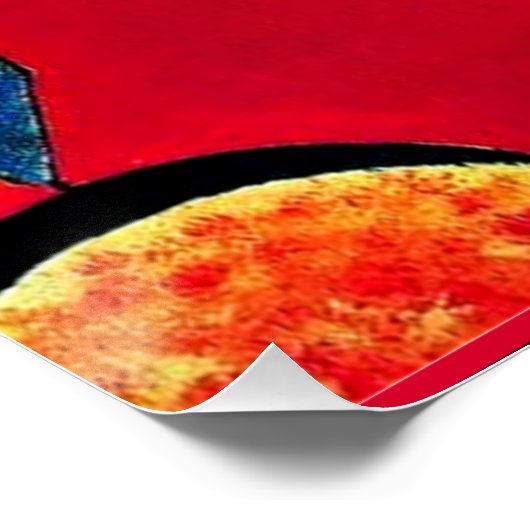 Kandinsky - Mit und Gegen Poster (Ecke)