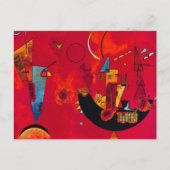Kandinsky Mit und Gegen Postkarte (Vorderseite)