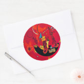 Kandinsky - Mit und Gegen Runder Aufkleber (Umschlag)