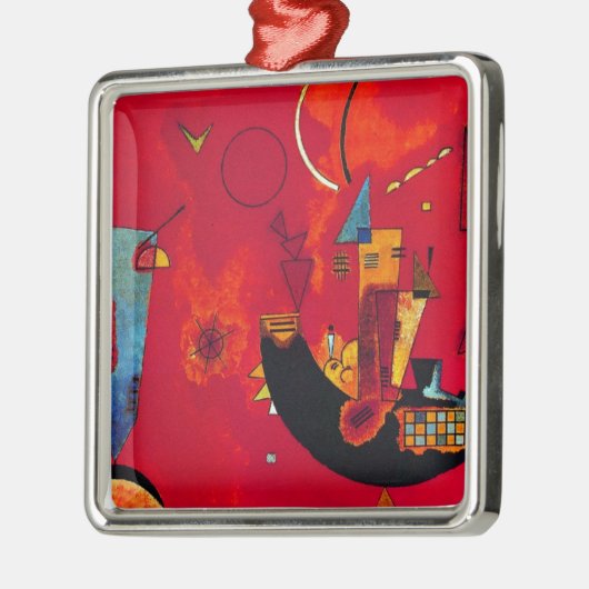 Kandinsky Mit und Gegen Silbernes Ornament (Links)