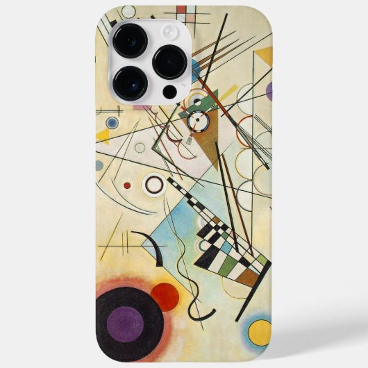 Kandinsky Modernes abstraktes expressionistisches  Case-Mate iPhone Hülle (Rückseite)
