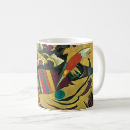 Kandinsky Modernes abstraktes expressionistisches  Kaffeetasse (VorderseiteRechts)