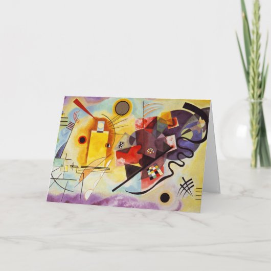 Kandinsky Modernes abstraktes expressionistisches Karte (Vorderseite)