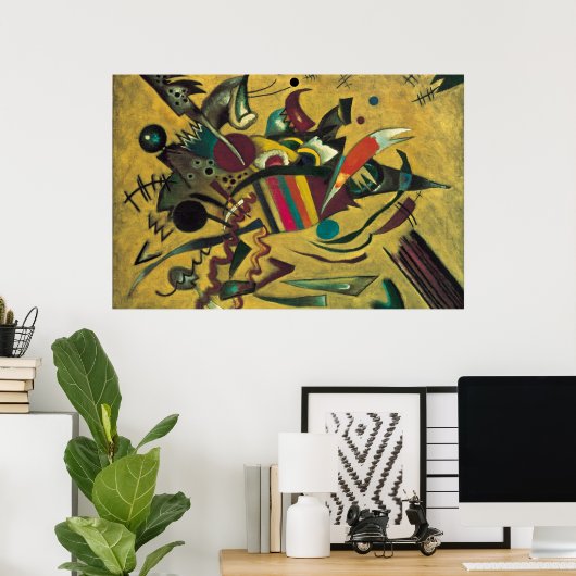 Kandinsky Modernes abstraktes expressionistisches  Poster (Heimbüro)