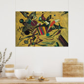 Kandinsky Modernes abstraktes expressionistisches  Poster (Küche)