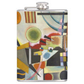 Kandinsky Modernes Abstraktes Kunstwerk Flachmann (Vorderseite)