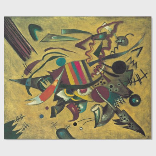 Kandinsky Modernes Abstraktes Kunstwerk Geschenkpapier (Flach)