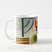 Kandinsky Modernes Abstraktes Kunstwerk Kaffeetasse (Links)