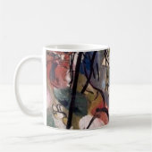 Kandinsky Modernes Abstraktes Kunstwerk Kaffeetasse (Links)