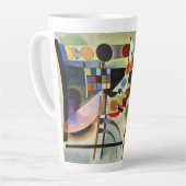 Kandinsky Modernes Abstraktes Kunstwerk Milchtasse (Linke Ecke)