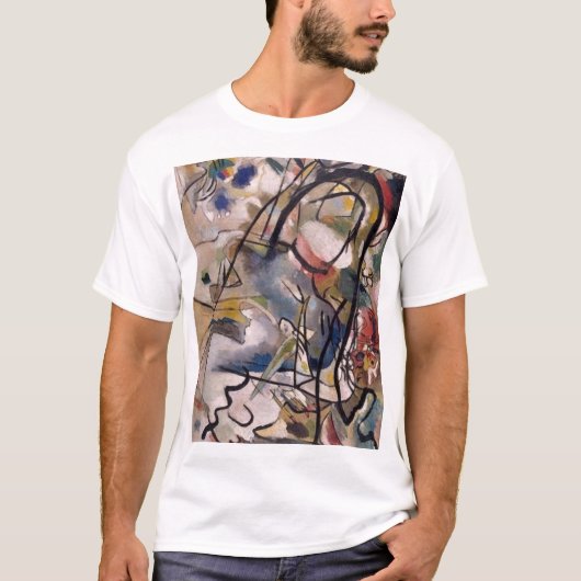 Kandinsky Modernes Abstraktes Kunstwerk T-Shirt (Vorderseite)