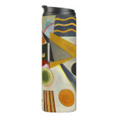 Kandinsky Modernes Abstraktes Kunstwerk Thermosbecher (Nach rechts gedreht)