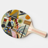 Kandinsky Modernes Abstraktes Kunstwerk Tischtennis Schläger (Seitenansicht)