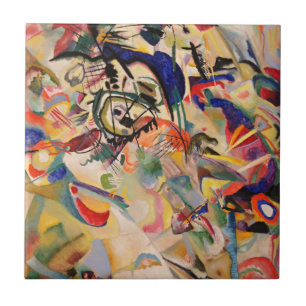 Kandinsky Modernes Abstraktes Malwerk Fliese