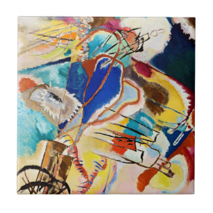 Kandinsky Modernes Abstraktes Malwerk Fliese