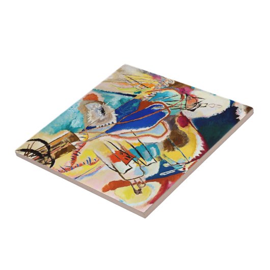 Kandinsky Modernes Abstraktes Malwerk Fliese (Seite)