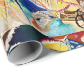 Kandinsky Modernes Abstraktes Malwerk Geschenkpapier (Rolleneckpunkt)