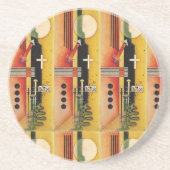 Kandinsky Modernes Abstraktes Malwerk Getränkeuntersetzer (Vorne)