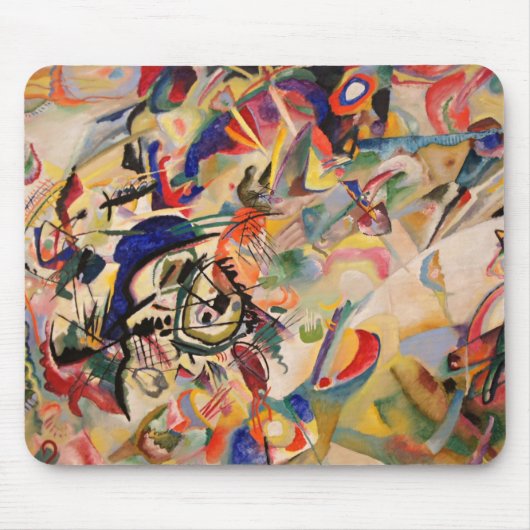 Kandinsky Modernes Abstraktes Malwerk Mousepad (Vorne)