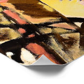 Kandinsky Modernes Abstraktes Malwerk Poster (Ecke)