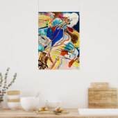 Kandinsky Modernes Abstraktes Malwerk Poster (Küche)