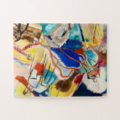 Kandinsky Modernes Abstraktes Malwerk Puzzle (Horizontal)