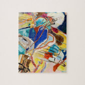 Kandinsky Modernes Abstraktes Malwerk Puzzle (Vertikal)