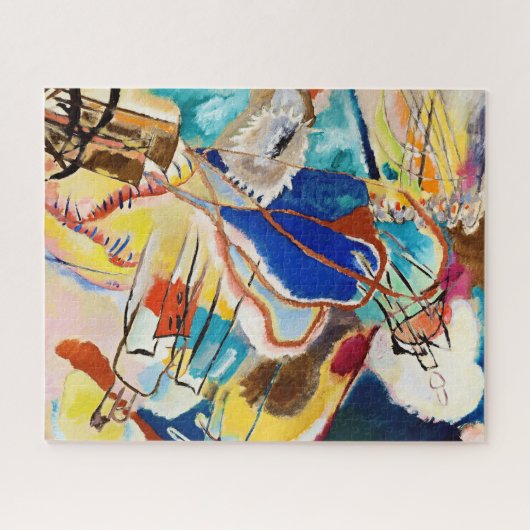 Kandinsky Modernes Abstraktes Malwerk Puzzle (Horizontal)