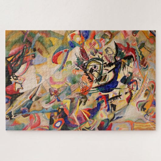 Kandinsky Modernes Abstraktes Malwerk Puzzle (Horizontal)
