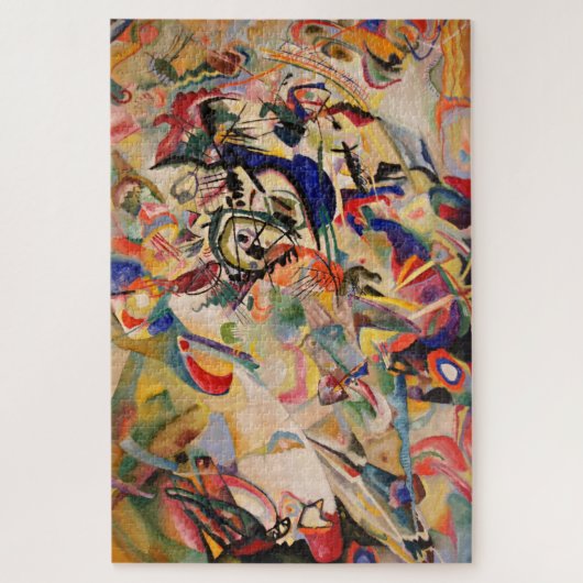 Kandinsky Modernes Abstraktes Malwerk Puzzle (Vertikal)
