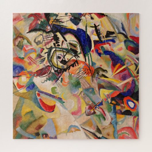 Kandinsky Modernes Abstraktes Malwerk Puzzle (Horizontal)