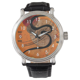 Kandinsky - Mood Line, colorful abstract art Armbanduhr