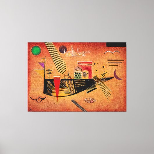 KANDINSKY - MOODY - CAPRICIOUS (Launisch) - 1930 - Leinwanddruck (Vorderseite)