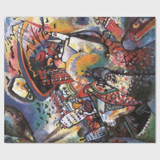 Kandinsky Moscow I Abstrakt Artwork Geschenkpapier (Flach)