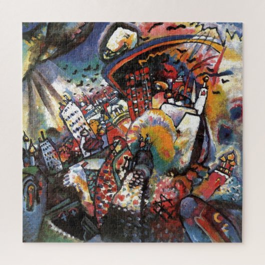 Kandinsky Moscow I Cityscape Abstrakt Art Puzzle (Vertikal)