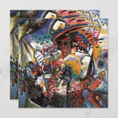 Kandinsky Moscow I Cityscape Abstrakt Black Card (Vorne/Hinten)