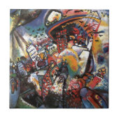 Kandinsky Moscow I Cityscape Abstrakte Malerei Fliese (Vorderseite)