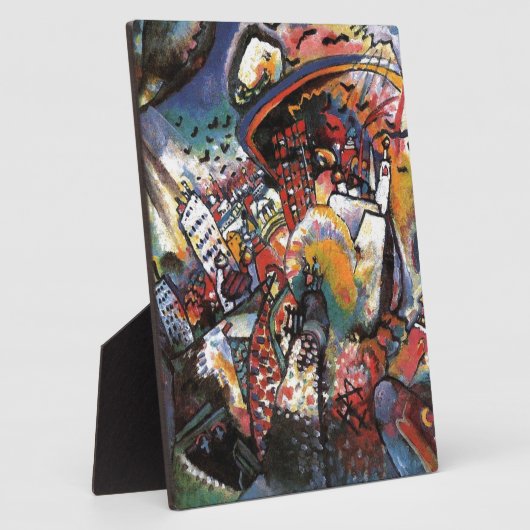 Kandinsky Moscow I Cityscape Abstrakte Malerei Fotoplatte (Seite)