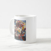 Kandinsky Moscow I Cityscape Abstrakte Malerei Kaffeetasse (Vorderseite Links)