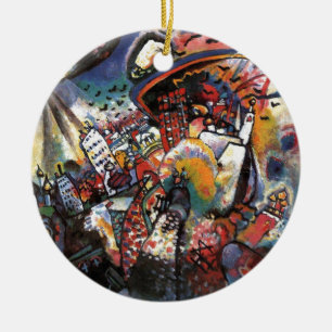 Kandinsky Moscow I Cityscape Abstrakte Malerei Keramikornament