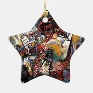 Kandinsky Moscow I Cityscape Abstrakte Malerei Keramikornament