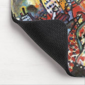 Kandinsky Moscow I Cityscape Abstrakte Malerei Mousepad (Ecke)