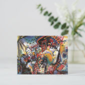 Kandinsky Moscow I Cityscape Abstrakte Malerei Postkarte (Stehend Vorderseite)